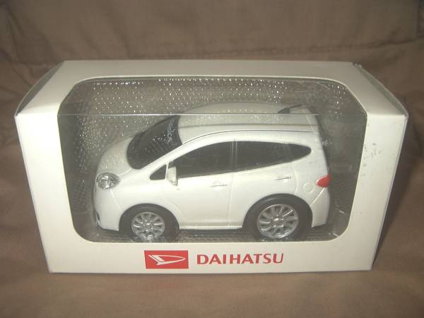 白 ダイハツ ソニカ ドライブタウン プルバックミニカー 非売品