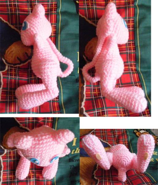 【完成品】ハマナカ ポケモンあみぐるみ ミュウ／手編みキット_3