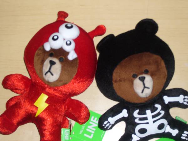 新品☆ＬＩＮＥぬいぐるみ２体☆かわいい♪_3