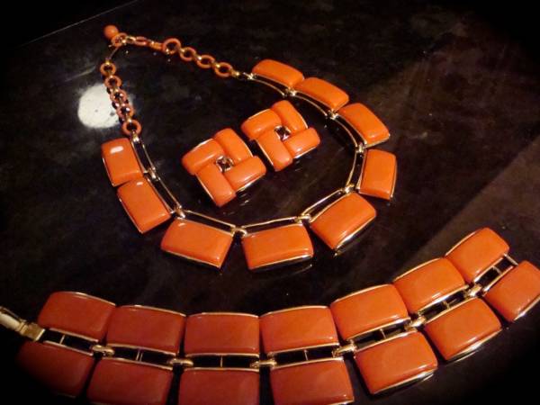 50s Lisner ビンテージ ネックレス ブレスレット イヤリング_2