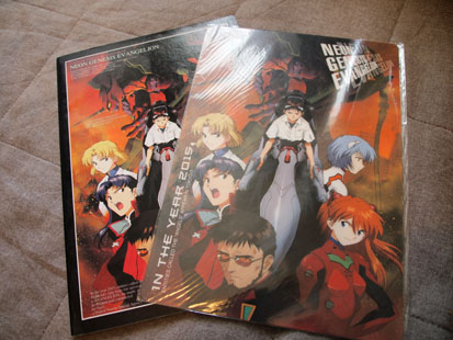 エヴァ　下敷きとノート　二種類_2