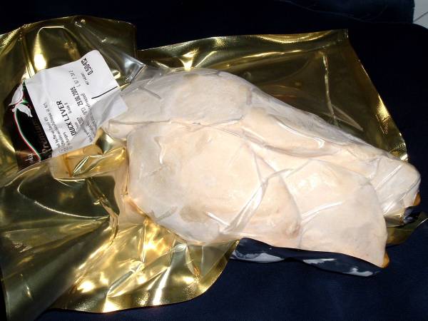 【最高級】ハンガリー産　フォアグラ カナール（鴨） 500-600ｇ_2