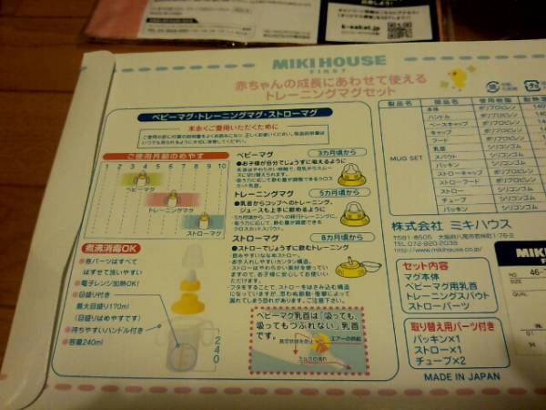 ミキハウス★ベビーマグ用部品数種★スパウトストローなど★_3