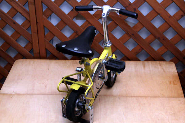 ♪MYPALLAS♪ミニミニ自転車 黄色 スタンド付♪マイパラス♪(小径車