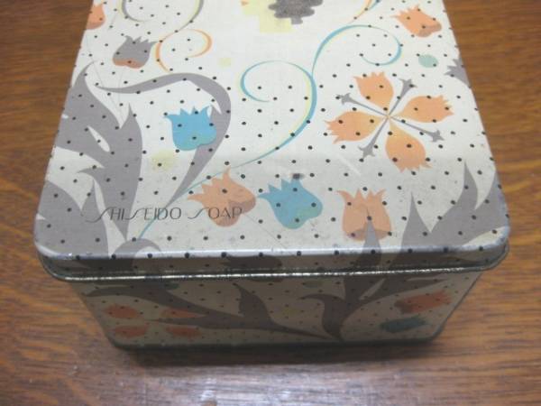 昭和レトロ百貨店】東郷青児 資生堂石鹸化粧品パッケージ缶(広告