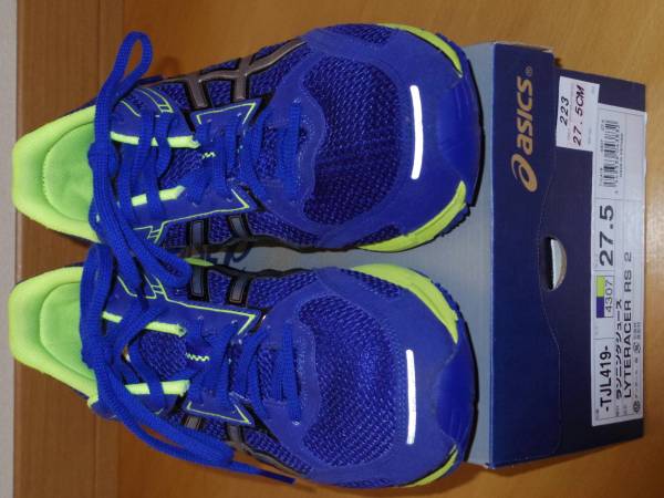 送料込 アシックスASICS ライトレーサーRS2（青）27.5cm 中古_1