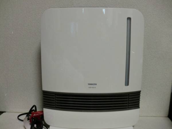 セラミックファンヒーター加湿機能付きYAMAZEN ADF-KS12ホワイト