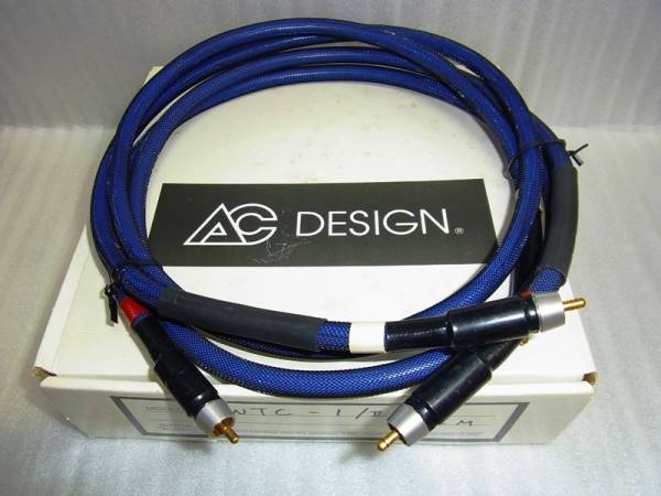 AC DESIGN WTC-1/II RCAケーブル ペア 【幻の貴重ケーブル】AC DESIGN WTC-1/Ⅱ 1.2m 1ペア(RCAケーブル