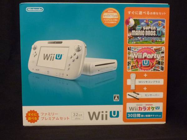 Wii Uファミリープレミアムセット白 新品未開封 ギフト包装可_1