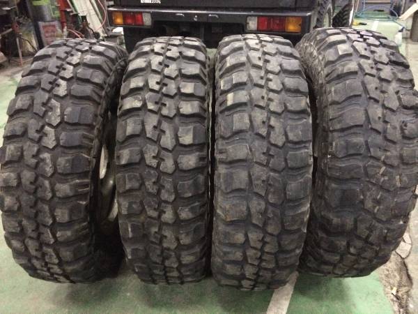 ジムニーJA11純正アルミホイール クーラジアM/T 205/80R16 4本 