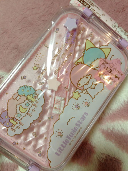 新品即決＊キキララお弁当箱＊ランチボックス＊はし付き＊ピンク(弁当