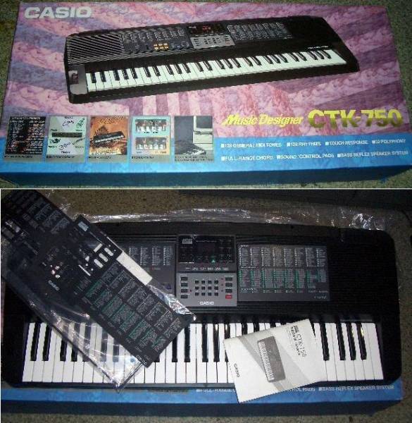 CASIO CTK-750 電子キーボード