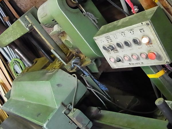 中古木工機械 飯田工業 手押しかんな盤 DR-300 集塵機 KAZ-3CS付(電動 