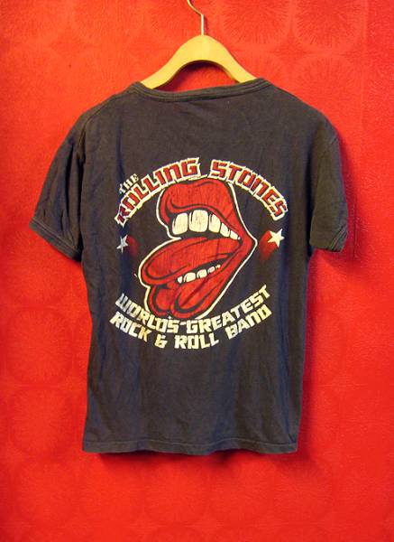 ヴィンテージ 70s ローリングストーンズ パキ綿 ツアー Tシャツ 
