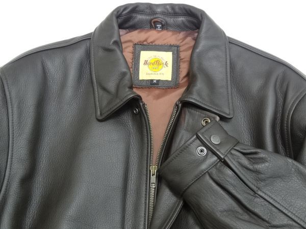 ハードロックカフェ 革ジャンm Hardrockcafeレザージャケット Mサイズ 売買されたオークション情報 Yahooの商品情報をアーカイブ公開 オークファン Aucfan Com