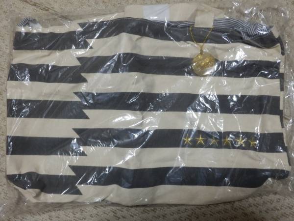 ☆GLAY JIROプロデュース ボーダートートバッグ未使用☆(GLAY)｜売買