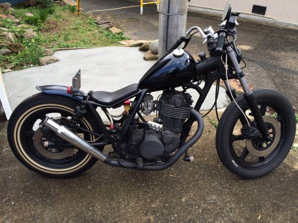 ヤマハSR400 チョッパーカスタム キャストホイール 車検1年付(251cc 