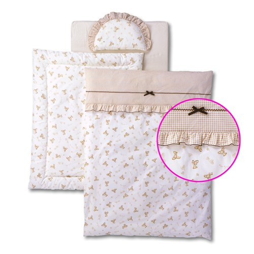 新品☆スヌーピーのミニベビーベッド☆布団セット_2