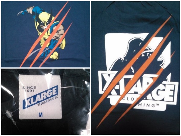 XLARGE×WOLVERINE エクストララージ コラボTシャツM新品(半袖Tシャツ 