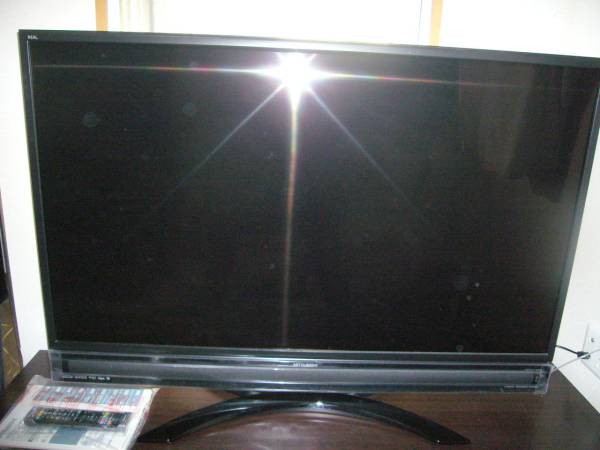 三菱 LCD-52MZW300 LF-KL300 液晶テレビ＋壁寄せスタンド 美品!!(液晶