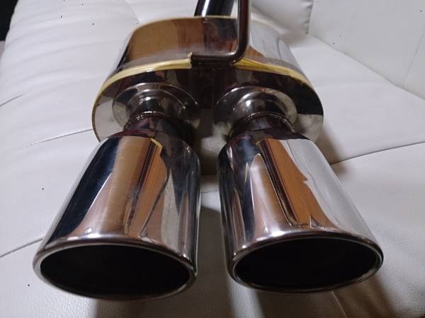 新品未使用 MOVEムーヴ 175/185系 Wオーバルマフラー! _1