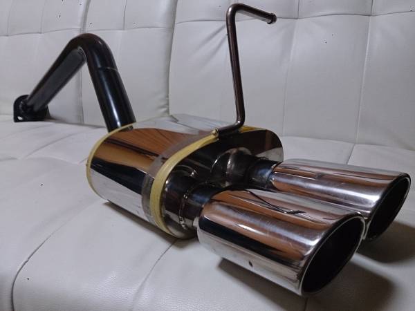 新品未使用 MOVEムーヴ 175/185系 Wオーバルマフラー! _2