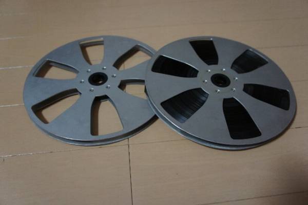 ◇５号リールアルミ　６ｍｍテープ（ジャンク）_1