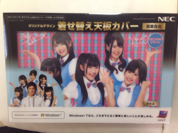 渡り廊下走り隊非売品パソコン着せ替え天板カバー 未使用品AKB48_1