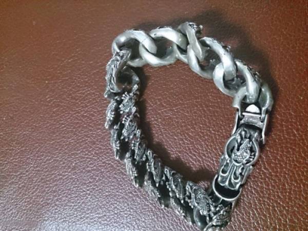 激渋！シルバー925 ブレスレット ドラゴン LT USA アクセサリー