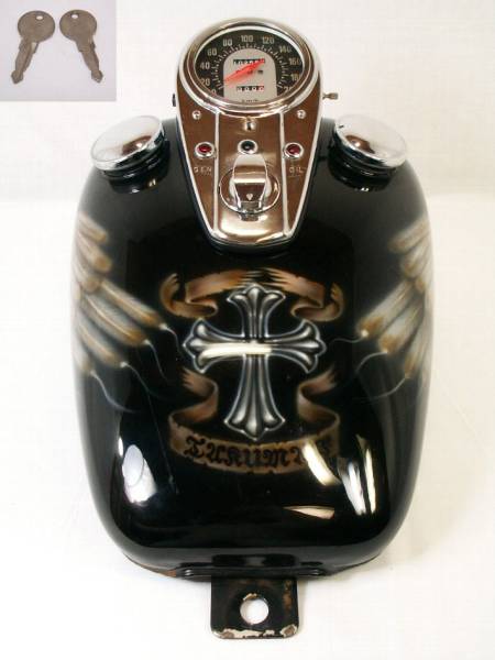 スティード400 ファットボブタンク カスタムペイント TEDMANS(ホンダ用