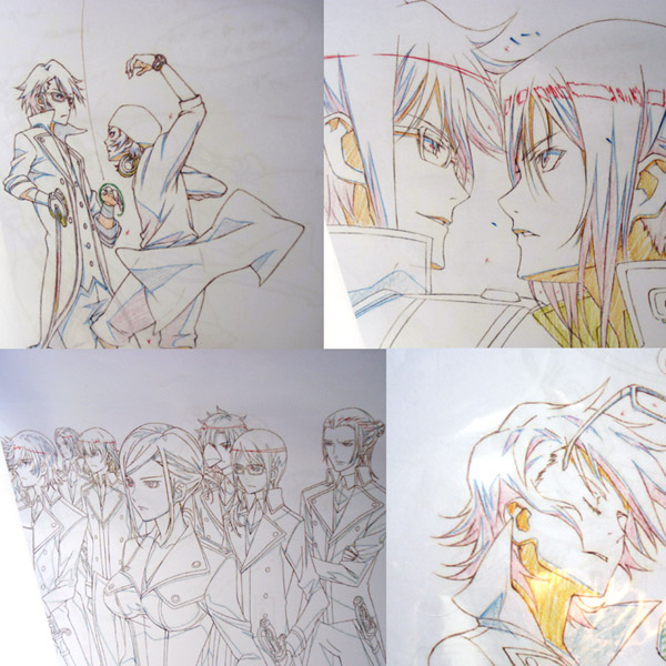 □K□アニメイト天王寺店限定 複製原画 宗像礼司 伏見猿比古 □K□アニメイト天王寺店限定 複製原画 宗像礼司 伏見猿比古