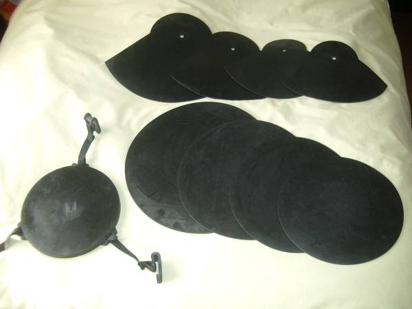 生ドラム練習用消音ゴムパッド セット_1