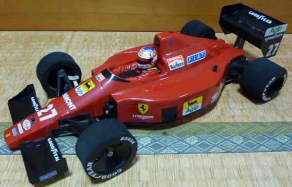 完全動作品 F1 タミヤ N.マンセル 1/10 フェラーリ F189 後期型 フェラーリ F189後期型ポルトガルGP (プラモデル) - ホビーサーチ カー
