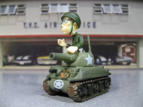 非売品☆所さん♪所ジョージ☆世田谷ベース☆M4中戦車シャーマン(完成 