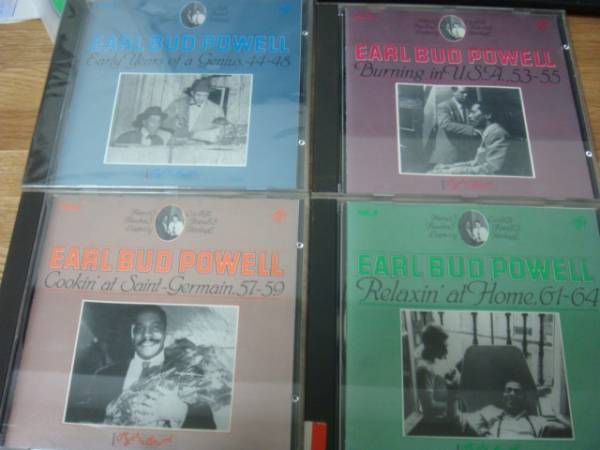 BUD POWELL pure genius always 10cd レア音源集大成cd(ジャズ一般