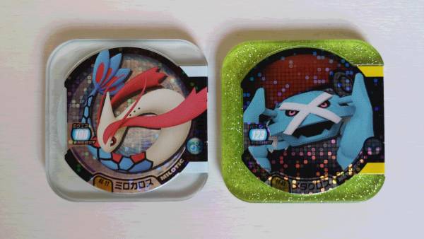 ポケモントレッタ 00弾 シークレット ミロカロス Mメタグロス(ポケモン
