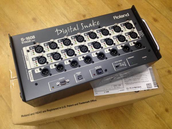 Roland RSS S-1608 デジタル・スネーク・ユニット(ミキサー)｜売買され
