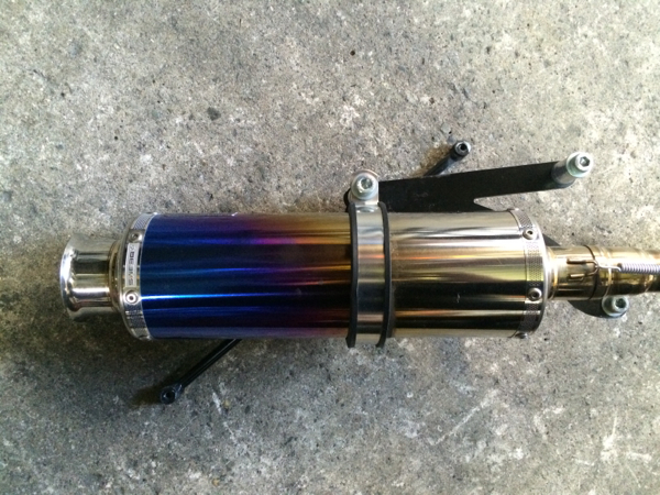 ホンダ ベンリー 110 JA09 ビームス チタン マフラー 綺麗！(マフラー