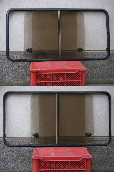 ☆希少品 三菱デリカスターワゴン 運転席後ろスライド窓ガラス(サイド 