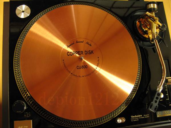 □SHINKO AUDIO／純銅ターンテーブルシート【CU-500】5mm厚(ターン