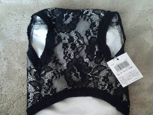 新品☆小型犬用黒レースシャツ ドンナタンクS　定価7344円(税込)_3