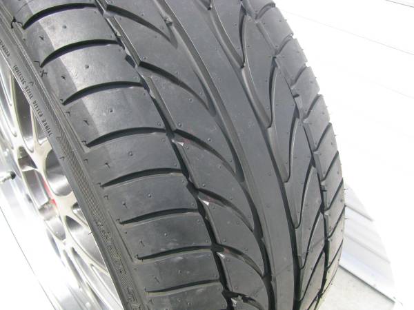 LM風20インチ8.5J 235/30R20バリ山タイヤ付 ジャンク品 1本(ラジアル