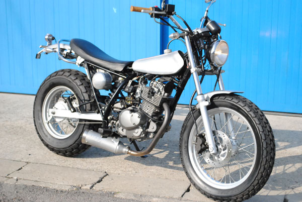 ○スズキ バンバン200 アルミタンク カスタム 実働(検グラトラTW(126cc
