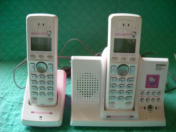ハローキティ デジタルコードレス留守番電話_1