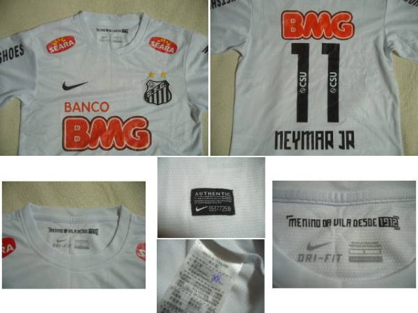 美品 ブート ナイキ /100周年 サントスFC/NEYMARユニフォーム(クラブ