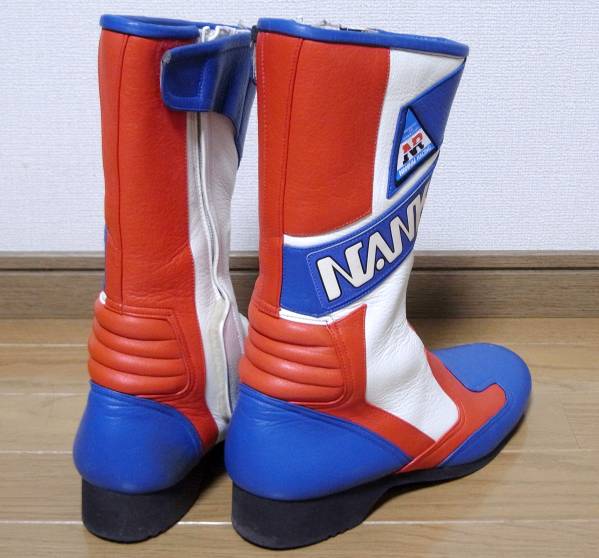 NANKAI RACING レーシングブーツ 25.0cm レッドxブルー 南海部品(競技