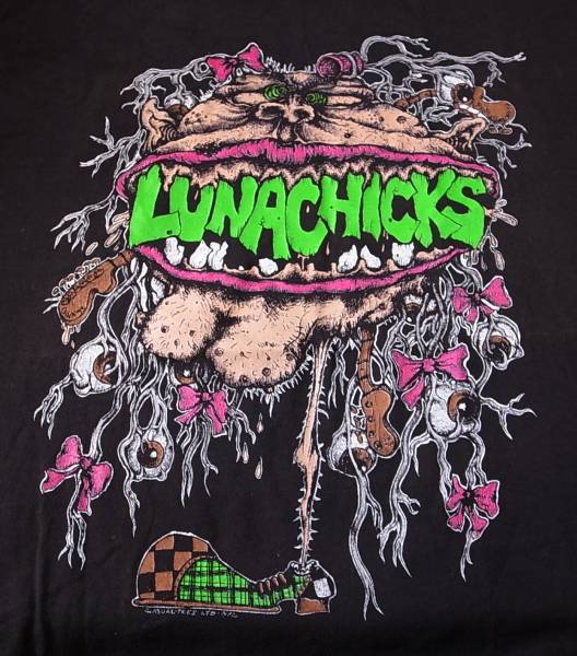 レア美品90年代 Lunachicks ルナチックス/nirvanasonicyouth(Tシャツ