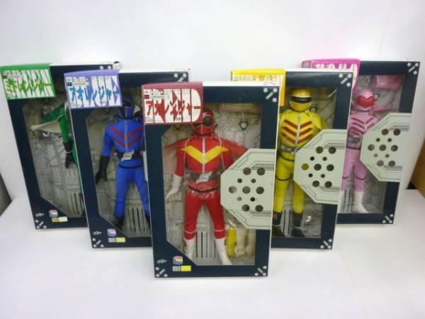 ☆中古 メディコム・トイ RAH 秘密戦隊ゴレンジャー 5体セット☆(秘密 