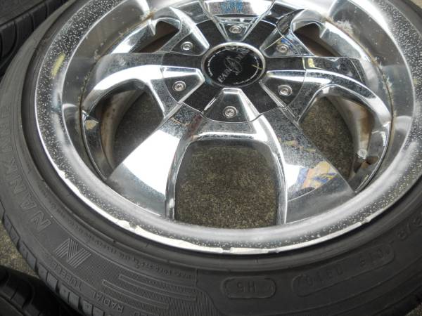 ファブレス 14インチ メッキ 軽ローダウン155/55R14 4本