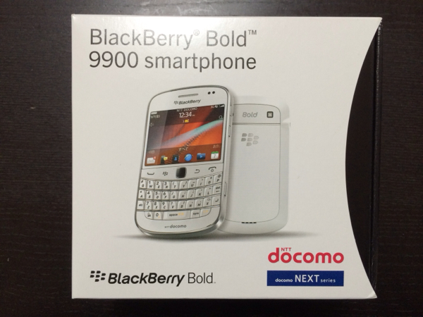 ★未使用品★Black Berry Bold 9900 Pure White★docomo★_1